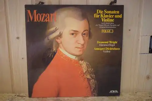 Mozart, Desmond Wright, Annegret Diedrichsen ‎– Die Sonaten Für Klavier Und Violine Nach Dem Urtext Der Neuen Mozart-Ausgabe Auf Original-Instrumenten, Folge 3