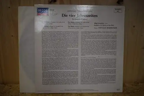 Antonio Vivaldi  The Academy Of St. Martin-in-the-Fields, Sir Neville Marriner ‎– Die Vier Jahreszeiten