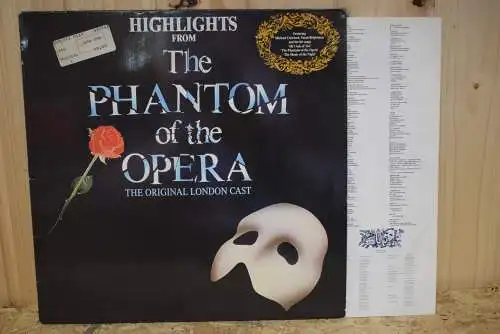 Andrew Lloyd Webber, The Original London Cast ‎– Highlights From The Phantom Of The Opera