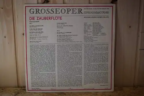 Wolfgang Amadeus Mozart - Rundfunkchor Leipzig, Staatskapelle Dresden, Otmar Suitner ‎– Grosse Oper - Die Zauberflöte