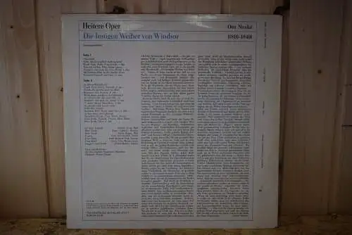 Otto Nicolai, Ruth-Margret Pütz, Gisela Litz, Edith Mathis, Gottlob Frick, Fritz Wunderlich, Ernst Gutstein, Chor Und Orchester Der Bayerischen Staatsoper Dirigent: Robert Heger ‎– Die Lustigen Weiber Von Windsor