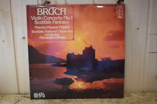 Bruch, Maurice Hasson, Scottish National Orchestra, Alexander Gibson ‎– Violin Concerto No.1 / Scottish Fantasia