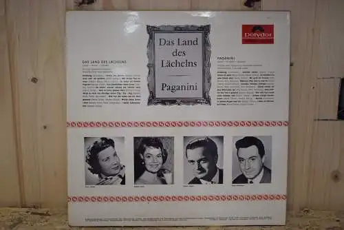 Herta Talmar, Renate Holm, Sándor Kónya, Peter Alexander, Franz Marszalek ‎– Das Land Des Lächelns / Paganini