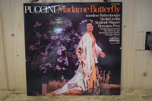 Puccini, Anneliese Rothenberger, Nicolai Gedda, Sieglinde Wagner, Hermann Prey, Der Rias Kemmerchor, Das Orchester Der Deutschen Oper Berlin, Giuseppe Patané* ‎– Madame Butterfly