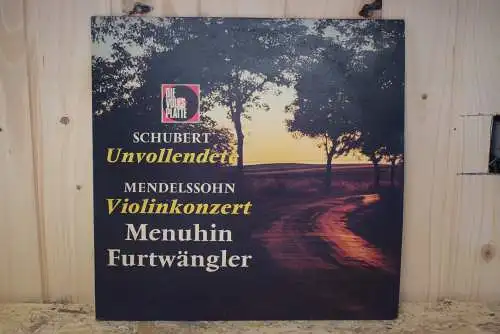 Schubert / Mendelssohn, Menuhin, Furtwängler ‎– Unvollendete / Violinkonzert