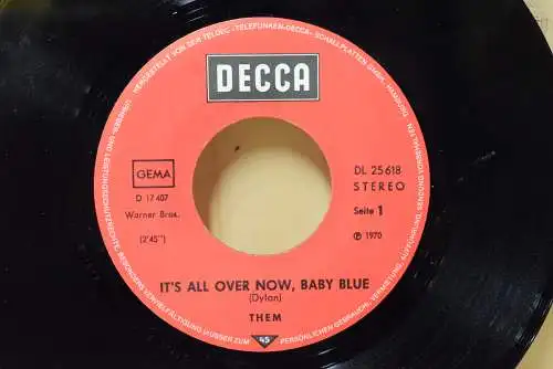 Them  – It's All Over Now, Baby Blue/ Bad or God