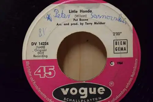 Pat Boone ‎– Little Honda/ Beach Girl