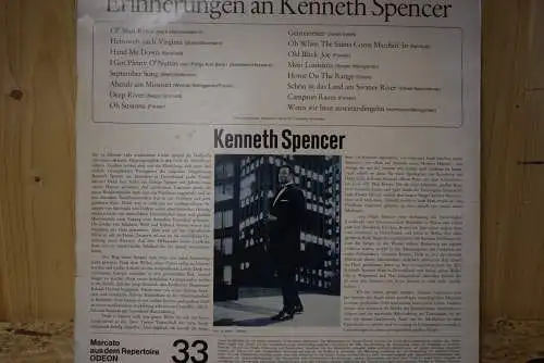 Kenneth Spencer ‎– Erinnerungen An Kenneth Spencer