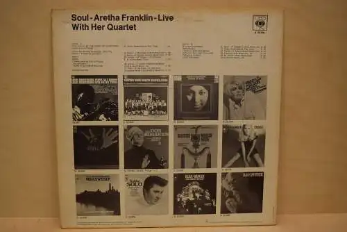 Aretha Franklin ‎– Soul - Aretha Franklin - Live