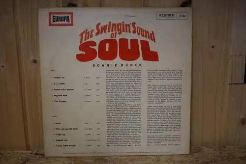Donnie Burks ‎– The Swingin' Sound Of Soul