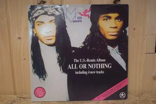 Milli Vanilli ‎– All Or Nothing - The U.S. Remix Album