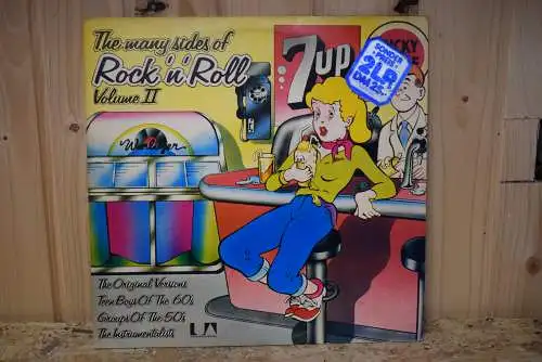 The Many Sides Of Rock ’N’ Roll Volume II " Klasse Sampler Doppel LP mit raren Stücken in sehr gutem Zustand "