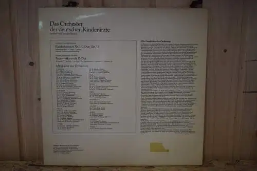 Beethoven, Händel, Das Orchester Der Deutschen Kinderärzte, Prof. Eduard Melkus ‎– Beethoven Klavierkonzert Nr. 1 C-Dur / Händel Feuerwerksmusik