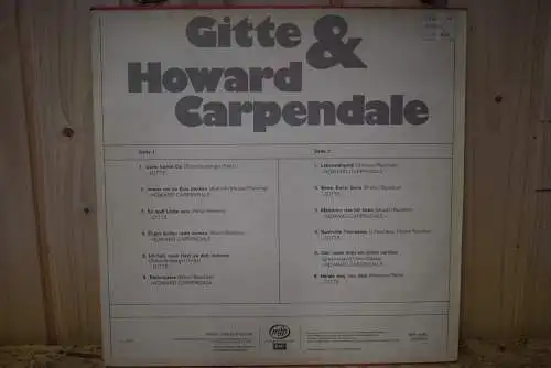 Gitte & Howard Carpendale ‎– Gitte & Howard Carpendale