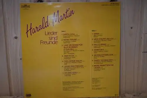 Harald Martin ‎– Lieder Sind Freunde