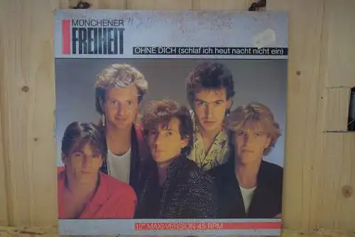  Münchener Freiheit ‎– Ohne Dich (Schlaf' Ich Heut Nacht Nicht Ein) (12" Maxi-Version)