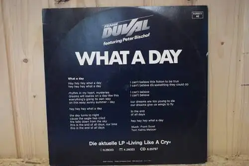  Frank Duval Featuring Peter Bischof ‎– What A Day