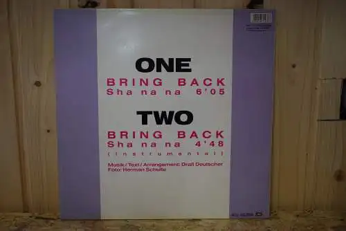 Mixed Emotions ‎– Bring Back (Sha Na Na) (Extended Sha na na-Mix)