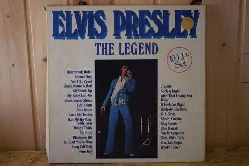 Elvis Presley ‎– The Legend  "10 LP Box , LPs in sehr gutem Zustand"