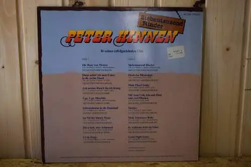 Peter Hinnen ‎– Siebentausend Rinder (16 Seiner Erfolgreichsten Hits)
