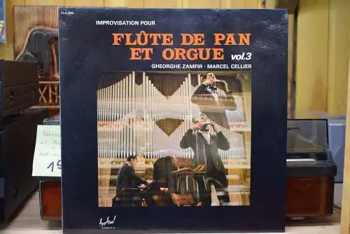 Gheorghe Zamfir - Marcel Cellier ‎– Improvisation Pour Flûte De Pan Et Orgue Vol. 3
