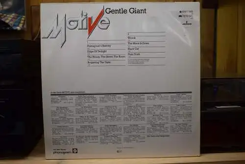 Gentle Giant ‎– Motive