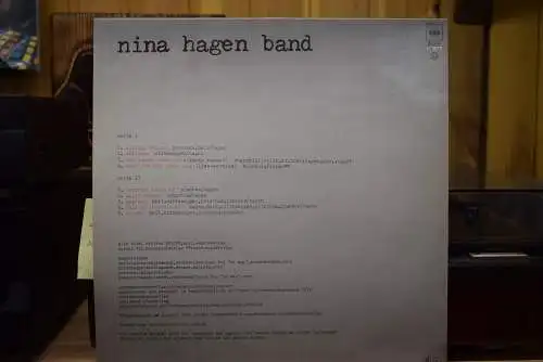 Nina Hagen Band ‎– Unbehagen