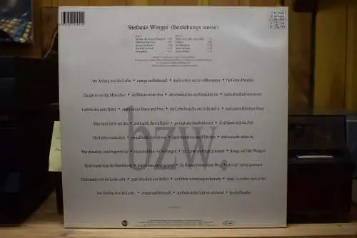 Stefanie Werger ‎– Bzw. (Beziehungsweise)
