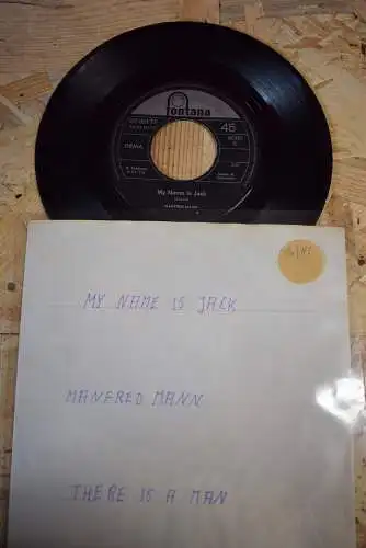 Manfred Mann ‎– My Name Is Jack / There Is A Man