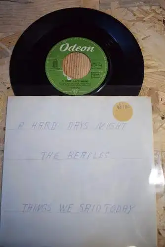 The Beatles ‎– A Hard Day's Night/ Things we said Today