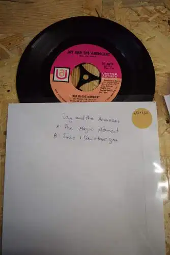Jay And The Americans ‎– This Magic Moment/ Since i don't have you