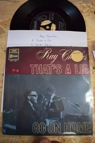 Ray Charles ‎– That's A Lie / Go On Home