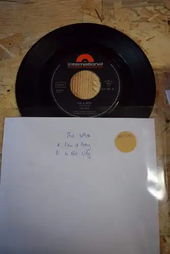 The Who ‎– I'm A Boy / In the City 