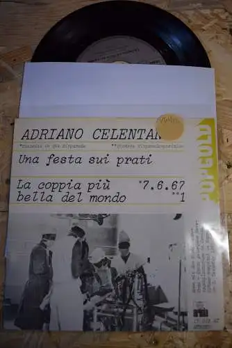 Adriano Celentano ‎– Una Festa Sui Prati / La Coppia Più Bella Del Mondo