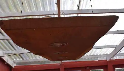 Deckenleuchte Eiche  , 3 LEDs dimmbar , 80cm Länge ,Oberfläche geölt (Leinoelfinis)