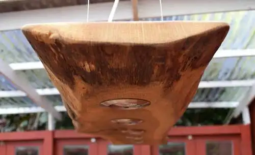 Deckenleuchte Eiche  , 5 LEDs dimmbar , 118cm Länge ,Oberfläche geölt (Leinoelfinis)