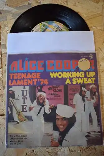 Alice Cooper ‎– Teenage Lament '74 / Working Up A Sweat