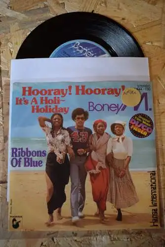 Boney M. ‎– Hooray! Hooray! It's A Holi-Holiday / Ribbons of Blue 