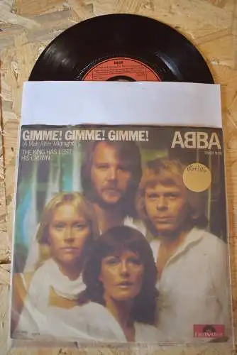 ABBA ‎– Gimme! Gimme! Gimme! (A Man After Midnight) / The King has lost his Crown
