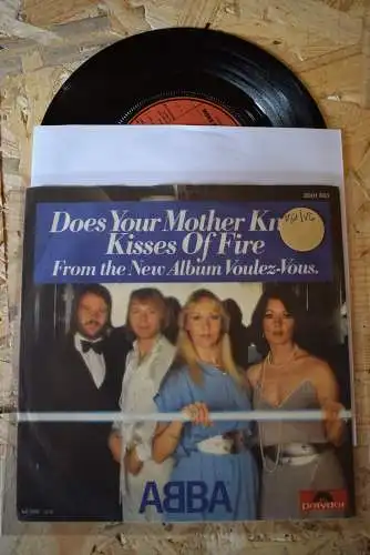 ABBA ‎– Does Your Mother Know / Kisses Of Fire