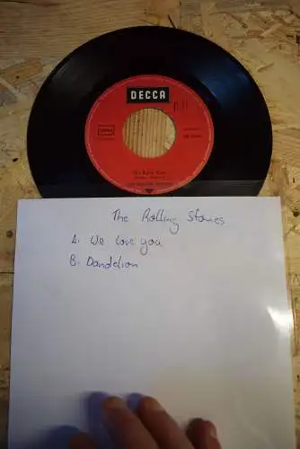 The Rolling Stones ‎– We Love You / Dandelion