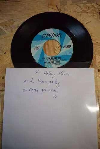 The Rolling Stones ‎– As Tears Go By / Gotta get away 