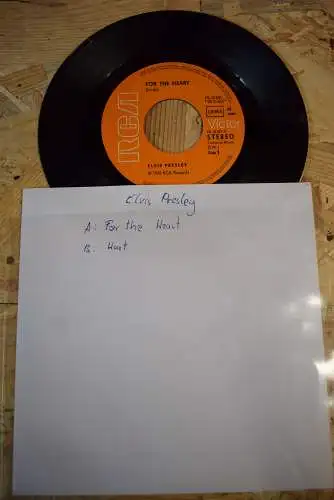 Elvis ‎– For The Heart / Hurt