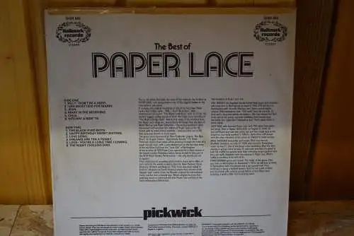 Paper Lace ‎– The Best Of Paper Lace