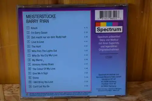 Barry Ryan ‎– Meisterstücke