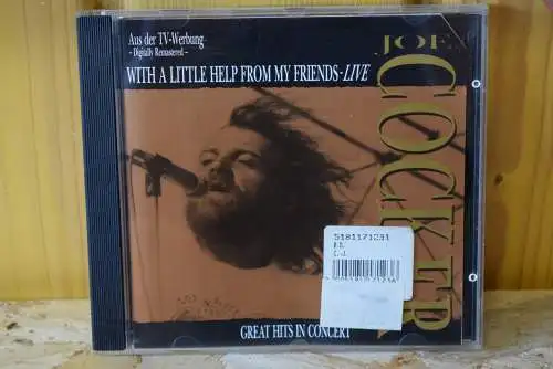 Joe Cocker ‎– With A Little Help From My Friends Live / Great Hits In Concert