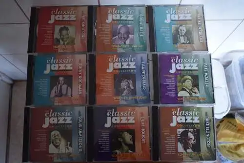 The Classic Jazz Collection " Klasse Jazz Box mit remastered Aufnahmen in Top Zustand , 12 CDs "