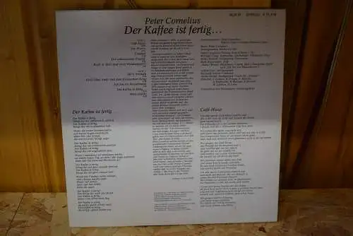 Peter Cornelius ‎– Der Kaffee Ist Fertig...