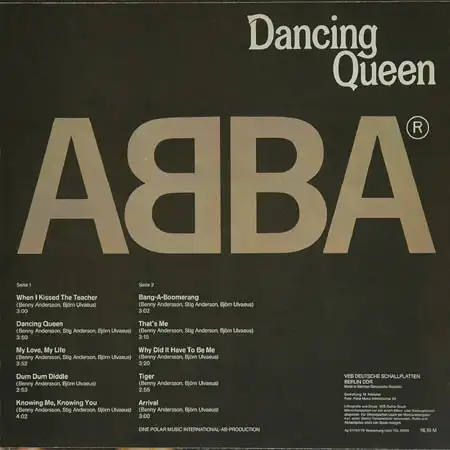 ABBA ‎– Dancing Queen