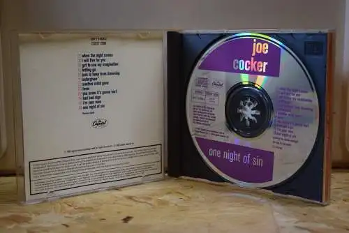Joe Cocker ‎– One Night Of Sin